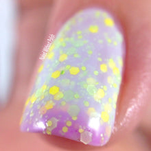 pink white crelly thermal color changing mood nail polish crystal knockout flora's chameleons