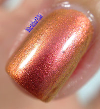 orange red copper multichrome nail polish crystal knockout hell hound greek underworld