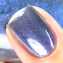 blue thermal color changing nail polish crystal knockout velvet rain