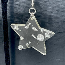 Starry Eyed Silver Foil Earrings