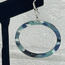 Terrazzo Style Circle Earrings