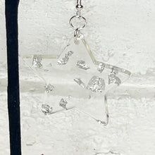 Starry Eyed Silver Foil Earrings