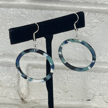 Terrazzo Style Circle Earrings