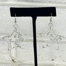 Starry Eyed Silver Foil Earrings