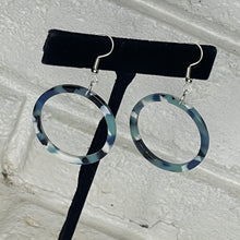 Terrazzo Style Circle Earrings