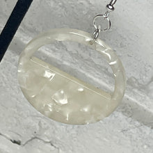 Mother of Pearl Half Circle Earrings