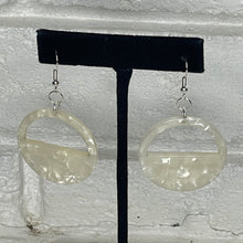 Mother of Pearl Half Circle Earrings