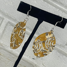 Art Deco Oval Earrings